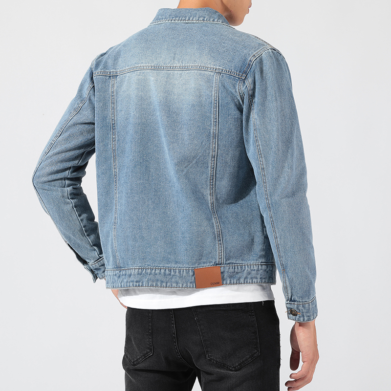 Wholesale Oem Custom Men Jeans Denim Jacket For Men