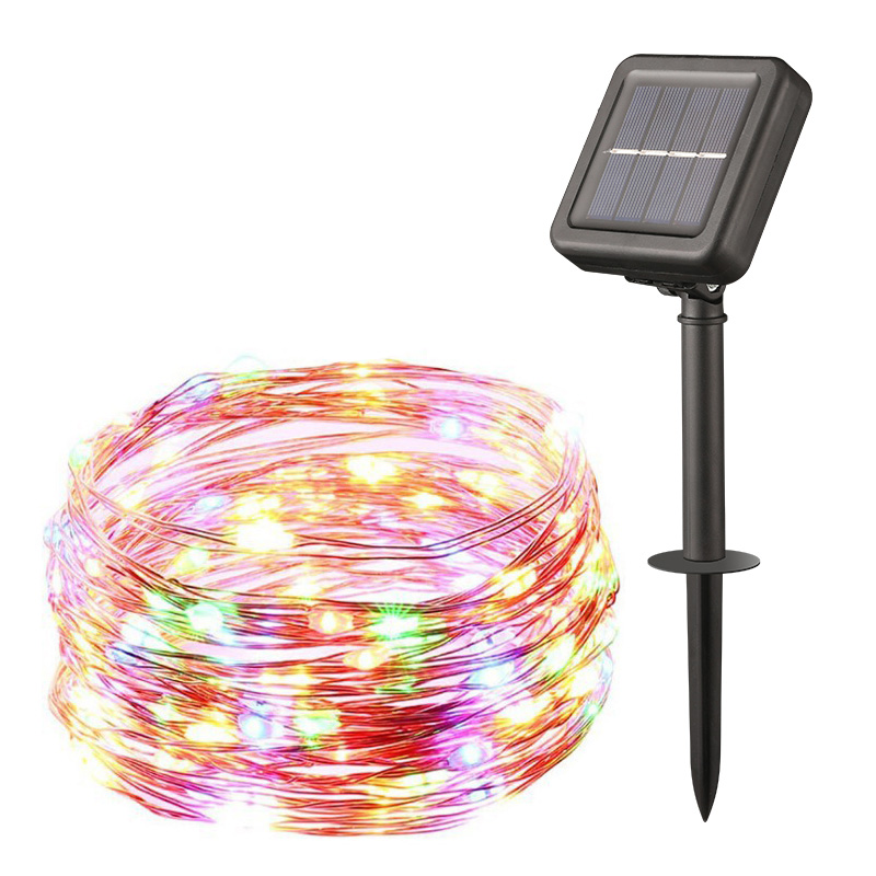 5M50LED 20M200LED 30M 300LED 50M500LED outdoor solar lamp String Lights 10m 100LED Fairy Holiday Christmas Partywith soalr