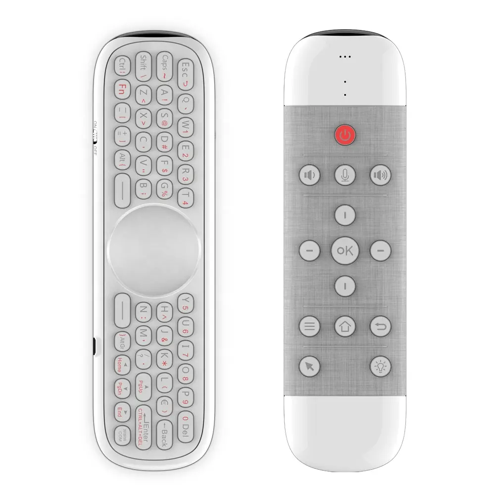 Anti-Lost Wireless Air mouse Remote Touchpad Keyboard with IR learning and Voice function Backlight Keyboard Q40