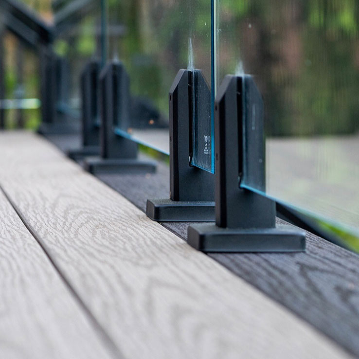 Glass Railing System outdoor balcony glass railing spigot balustrades