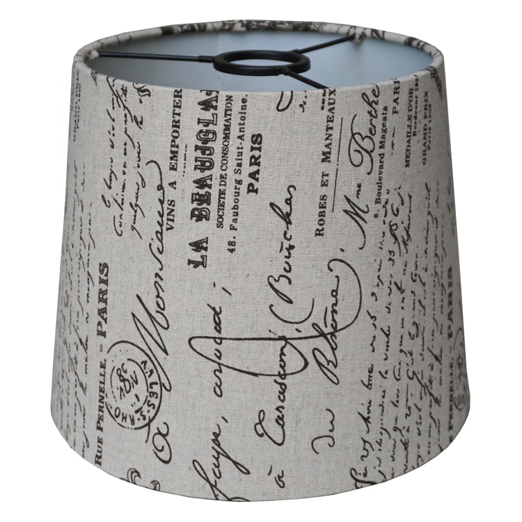 Wholesale Hand Made Hard Back Wall Lamps Printed Fabric Lampshades
