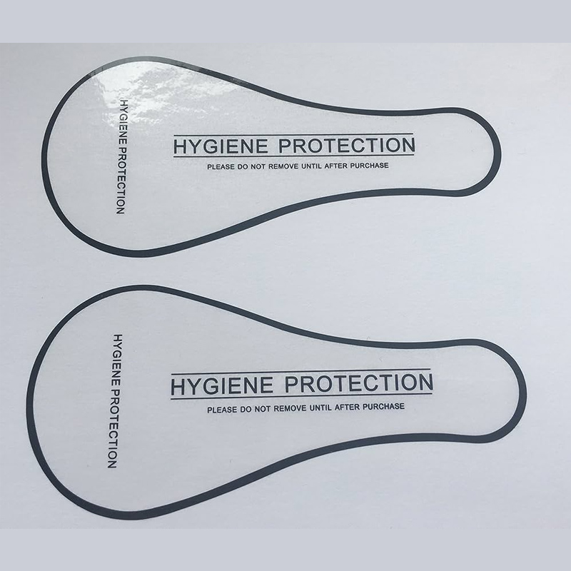 Hygiene Liner Label Clear Tape For Micro Bikini G-string Underwear Swimwear Lingerie Custom Adhesive Try On Hygienic Stickers