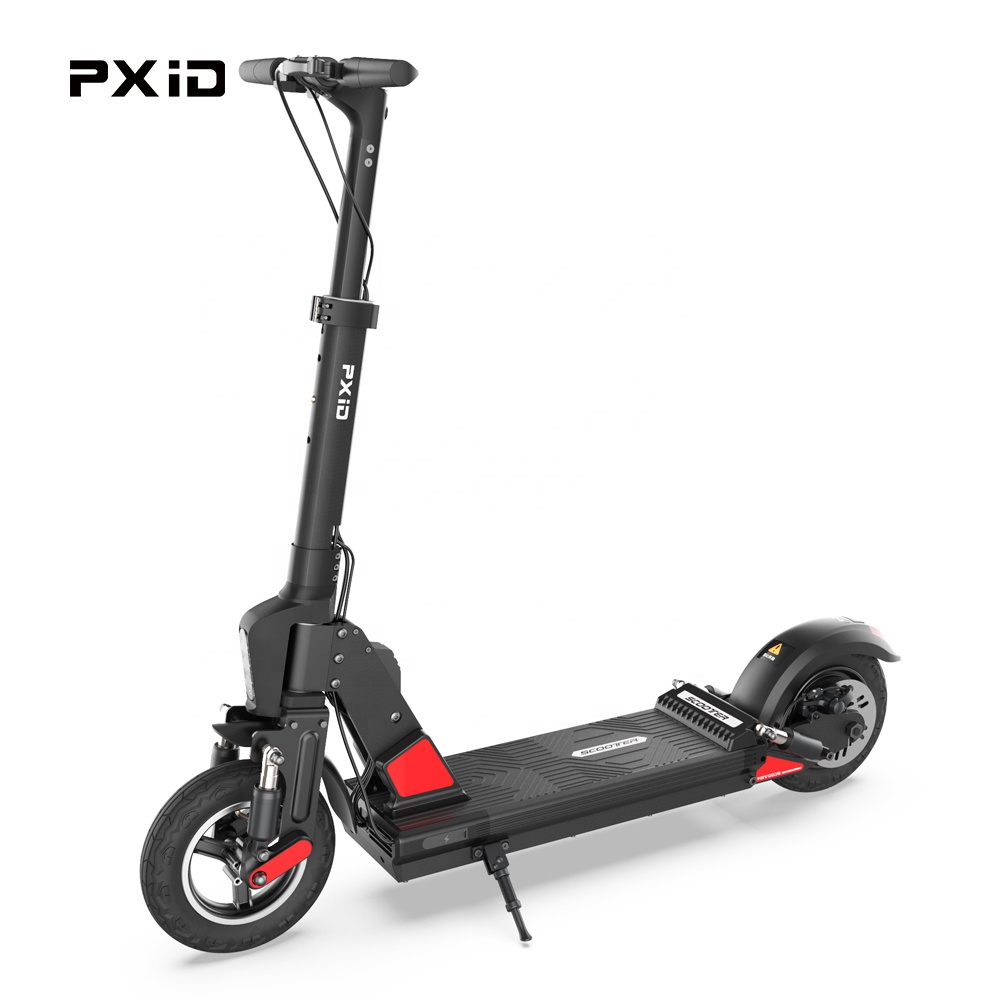 Электрический скутер PXID C1 с двойной подвеской и дисковым тормозом, 500 Вт