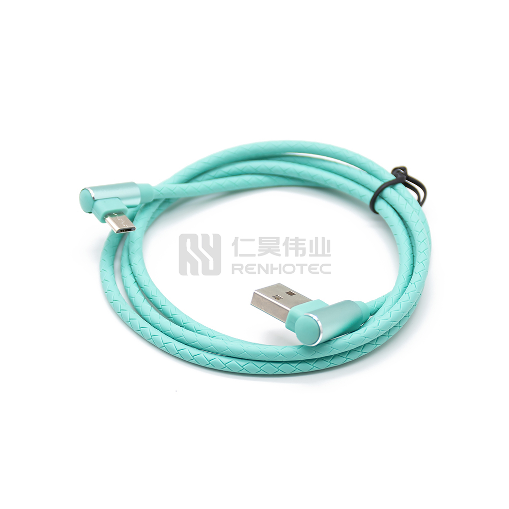 Прямоугольный штекер USB 2,0 для адаптера Micro USB