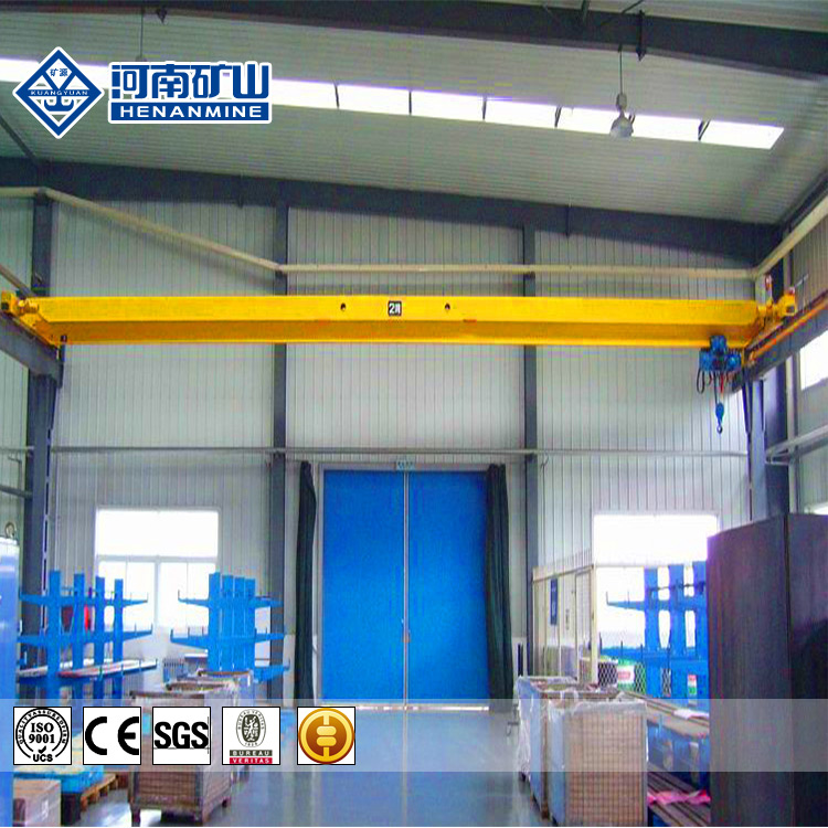 widely used warehouse 15 tons 16 tons 20 tons lda type with electric hoist single beam eot crane specification