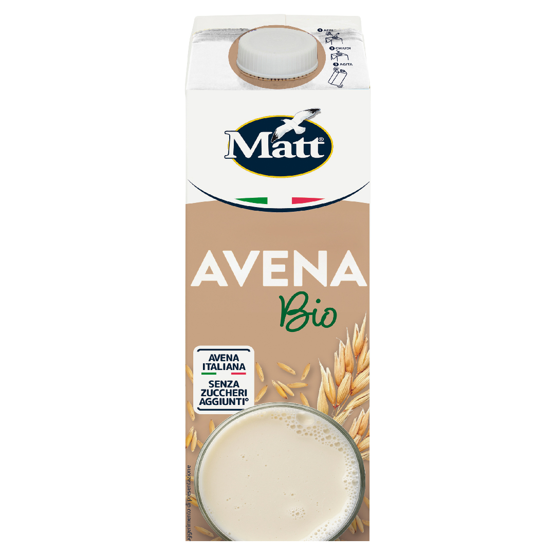 Made In Italy Top Grade Matt Organic Oat Milk Plant-Based Drink Lactose Free No Added Sugars Vegan For Export