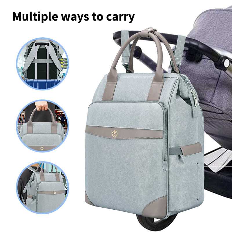 New arrival Diaper Bag Backpack 5 in 1 foldable Baby Bed with Nappy Bag Changing pad