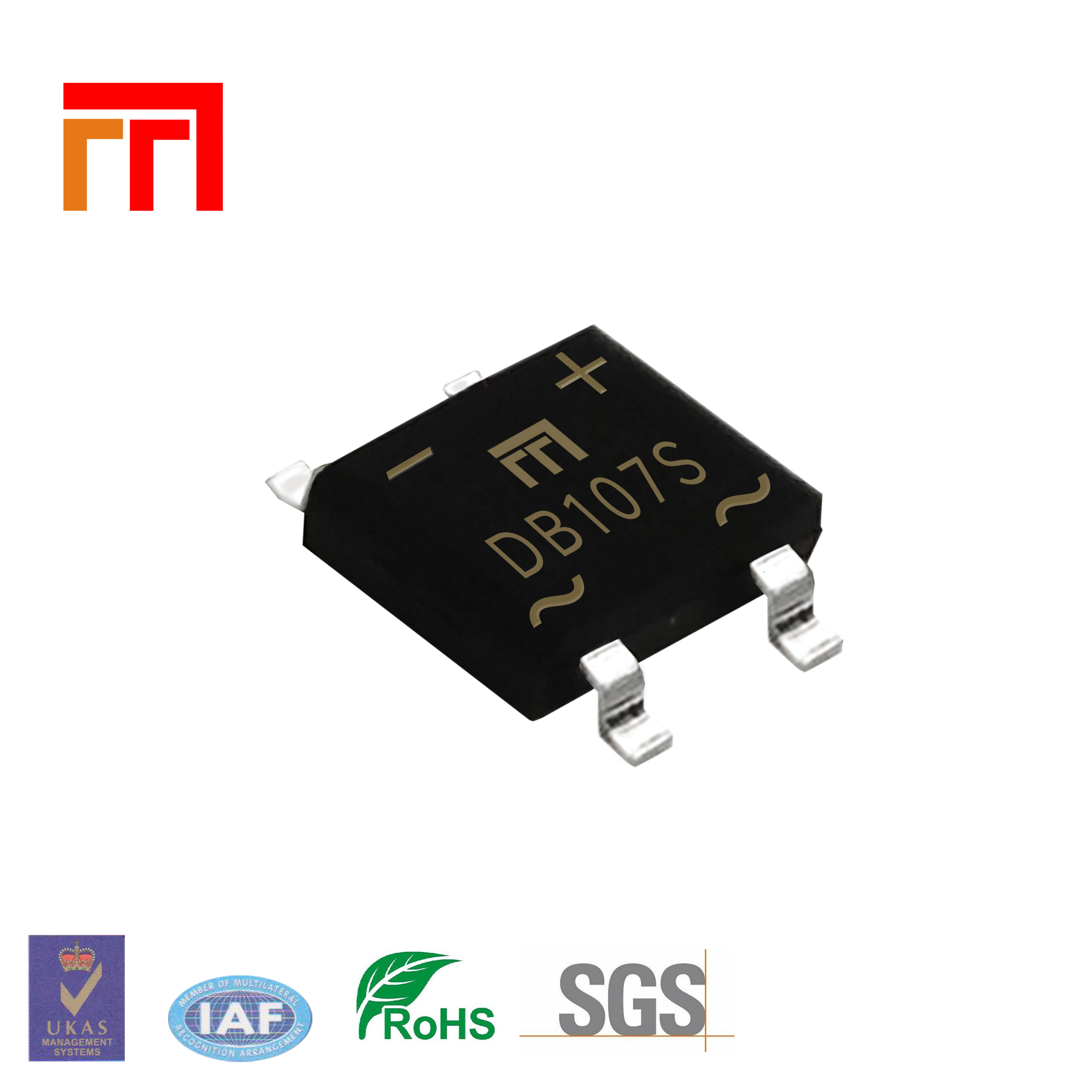 Множество TVS DB107S мостовой выпрямитель 1A 1000V DBS