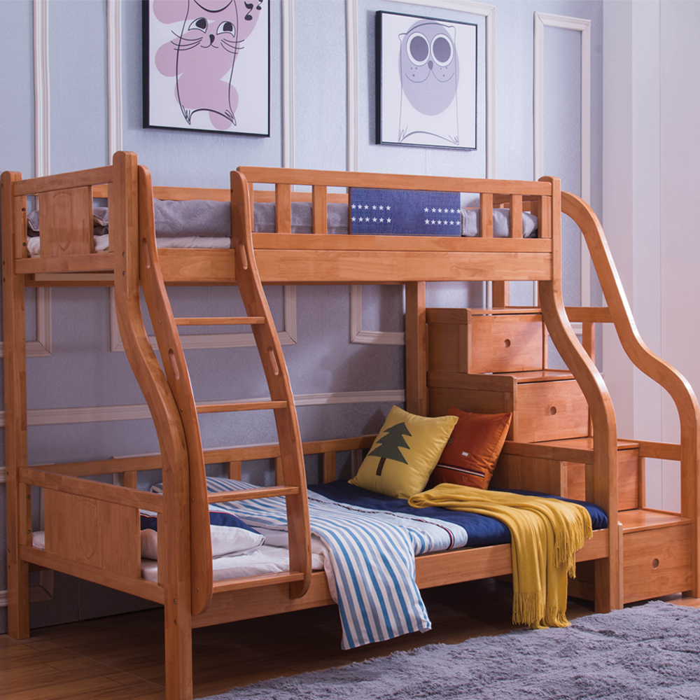 New Design Kids Wooden Bunk Bed In Stock Kids Multifunction Bed Best Quality With Best Price Children Bedroom Furniture