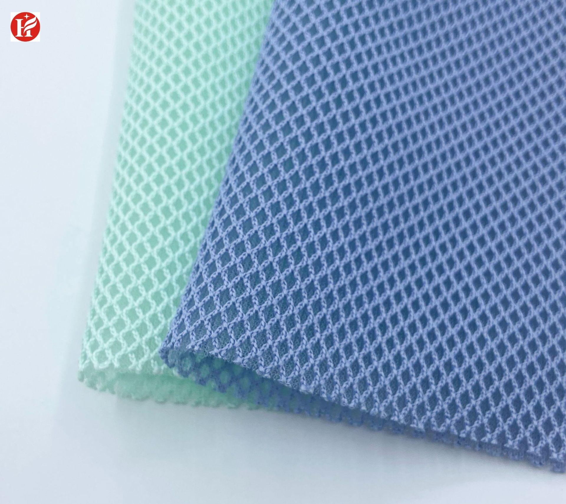 Customizable 3-Layered Diamond Grid Fabric Mesh Luggage with Thick, Encrypted Protection