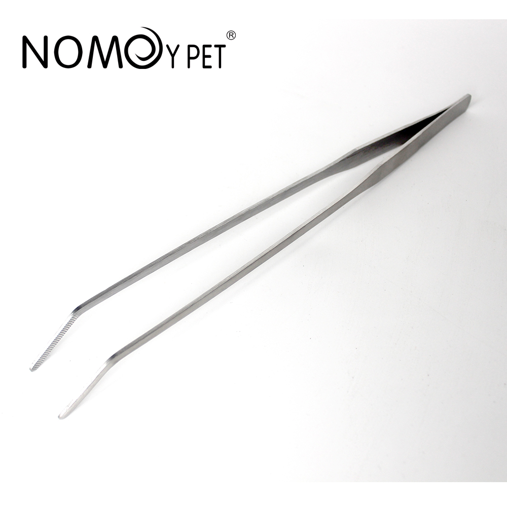 NOMOY PET оптовая продажа 2019 нержавеющая сталь 27 см Пинцет NZ-11 локоть