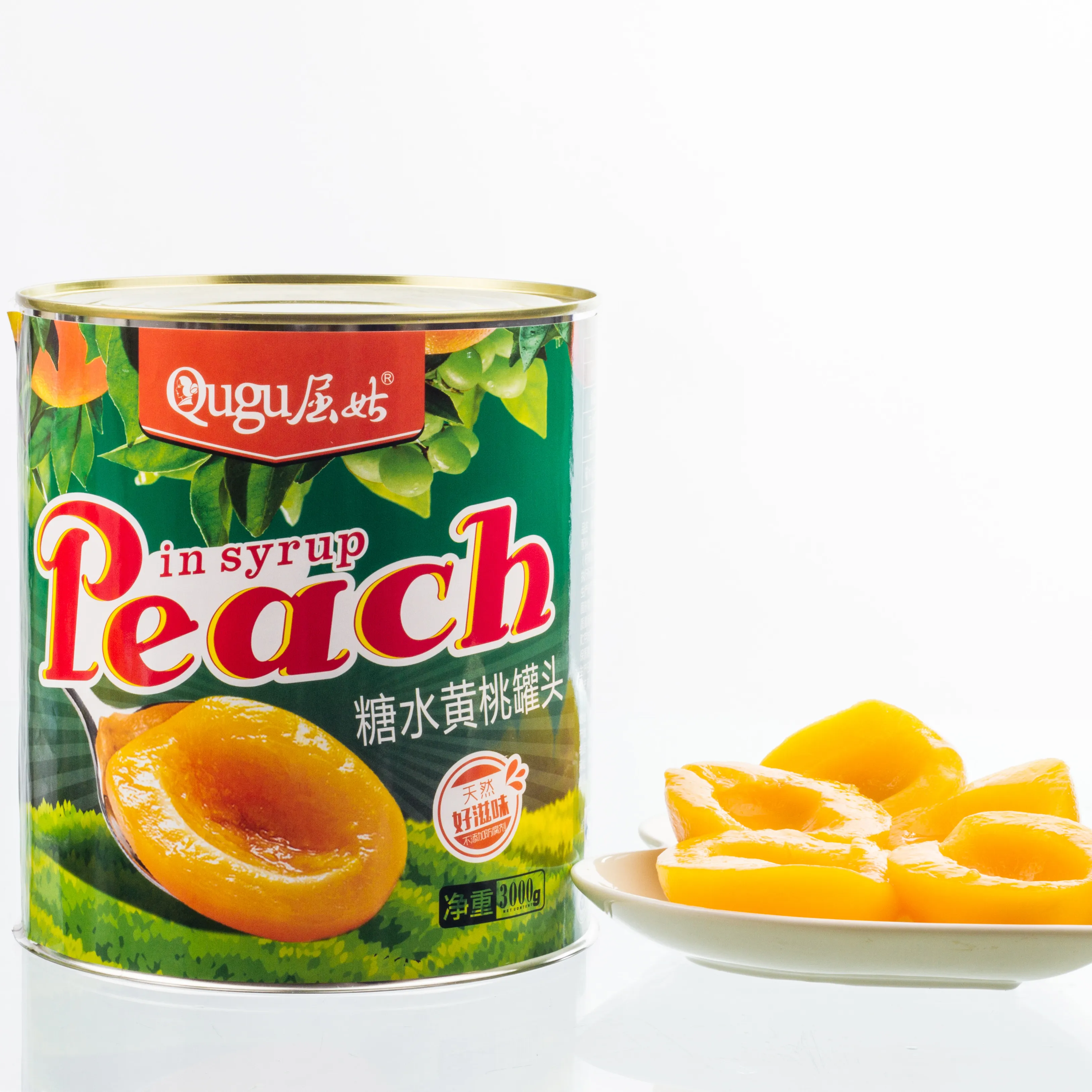 New Crop factory direct sale canned peaches in light syrup 820g