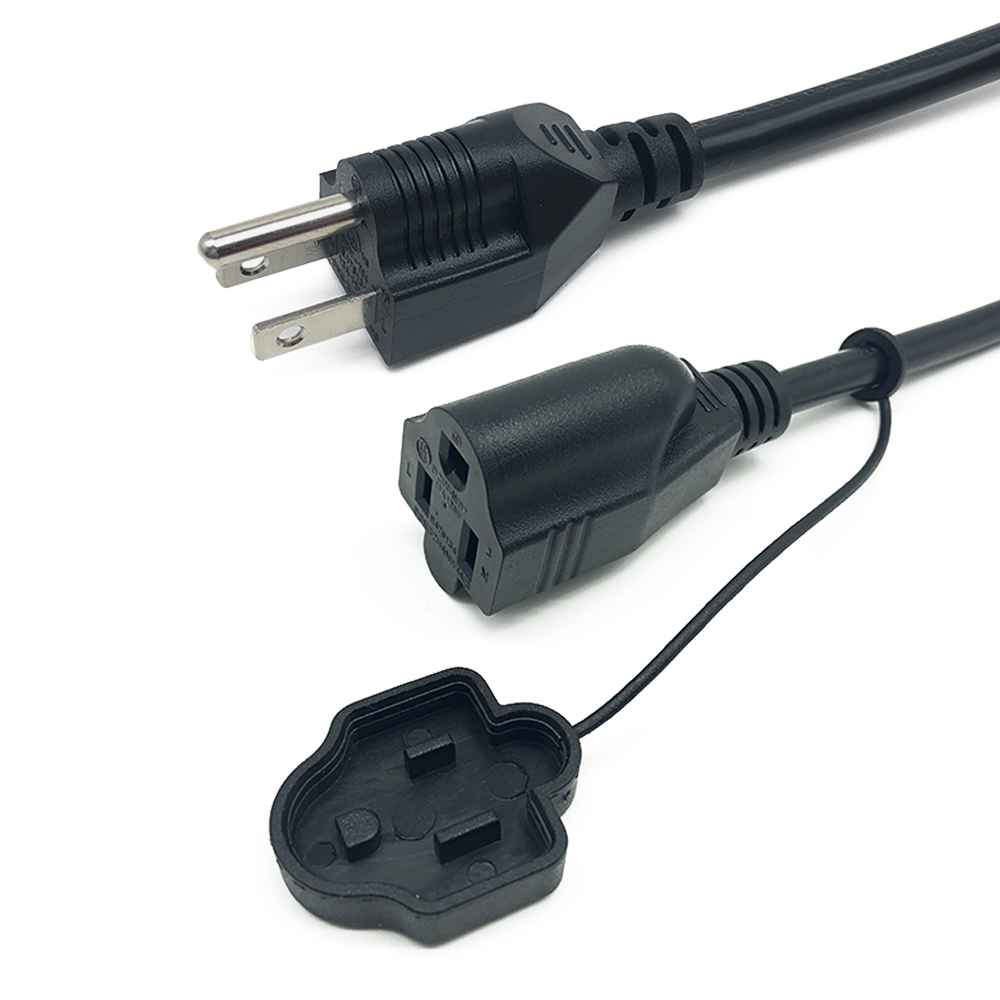 RTS Высокое качество Америка UL одобренный SJTW 14AWG/3C удлинитель питания с 3-контактной вилкой