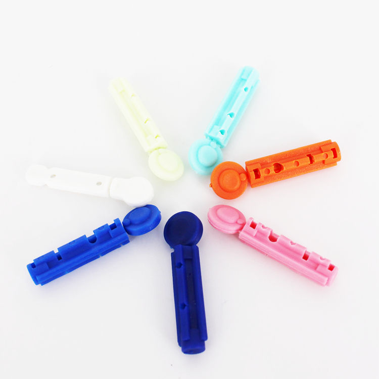 Medical Sterile Plastic 28G 30G Disposable Twist Blood Lancet