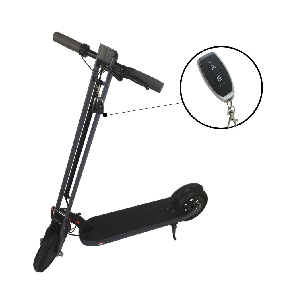 Key start foldable 10 inch two big wheel adult electric scooters with touch screen