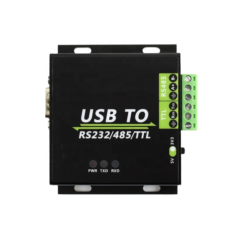 Промышленный изолированный преобразователь USB в RS232 / RS485 / TTL