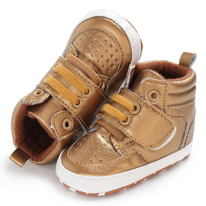 Newborn Baby Boys Girls Soft Sole Crib Shoes Warm Boots Anti-slip Sneakers 0-18 Months
