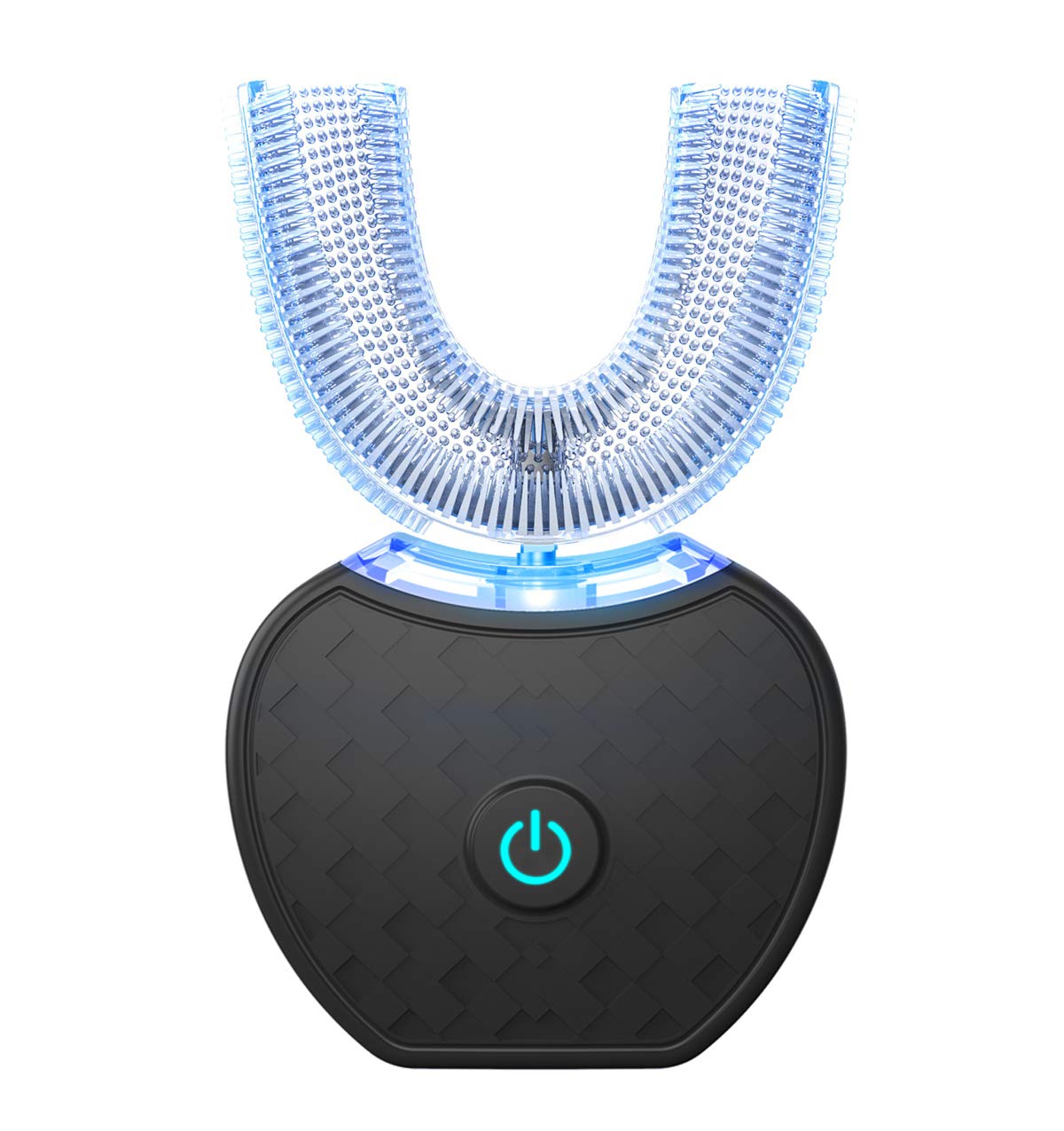 Автоматическая зубная щетка U Sharp, звуковая зубная щетка 360 для отбеливания зубов, комплект электрической зубной щетки для отбеливания зубов со светодиодной подсветкой, черного цвета