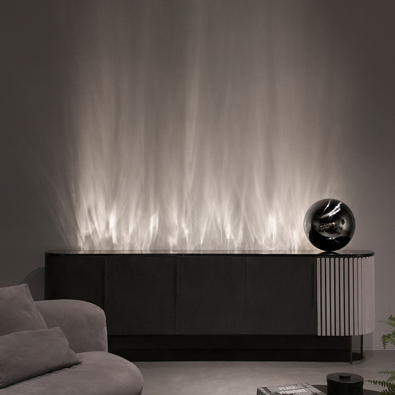 Hotel Water Pattern Color Atmosphere Lighting LED Flame Lamp 4 colors Bedside Projection Background Light 3D Dynamic Wall Washer