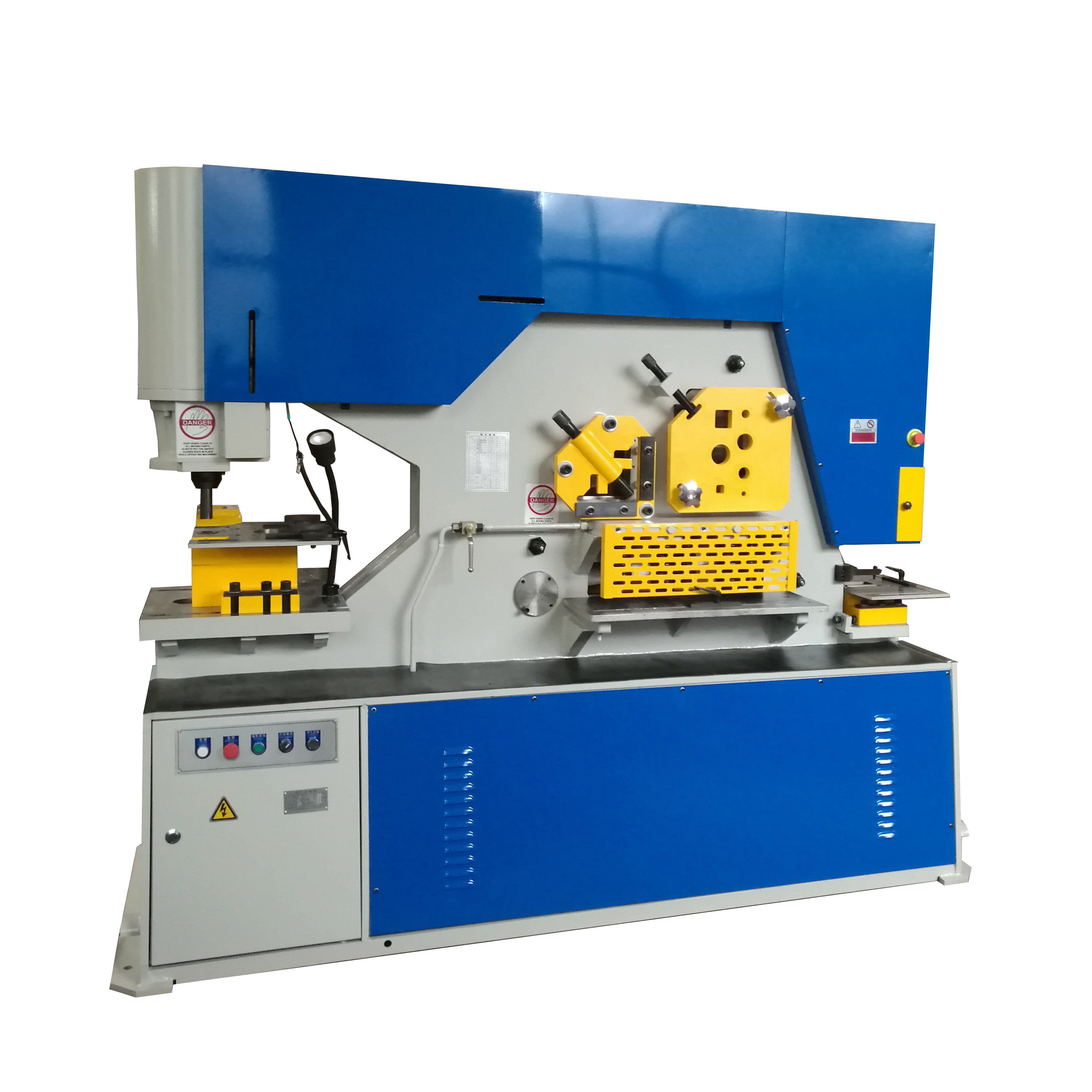 Economic Universal Hydraulic Ironworker China Manufacturers Price Safety Shearing Punching Bending And Notching Machine