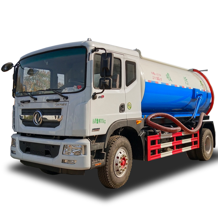 12000 liters vacuum sewage sucking tank truck