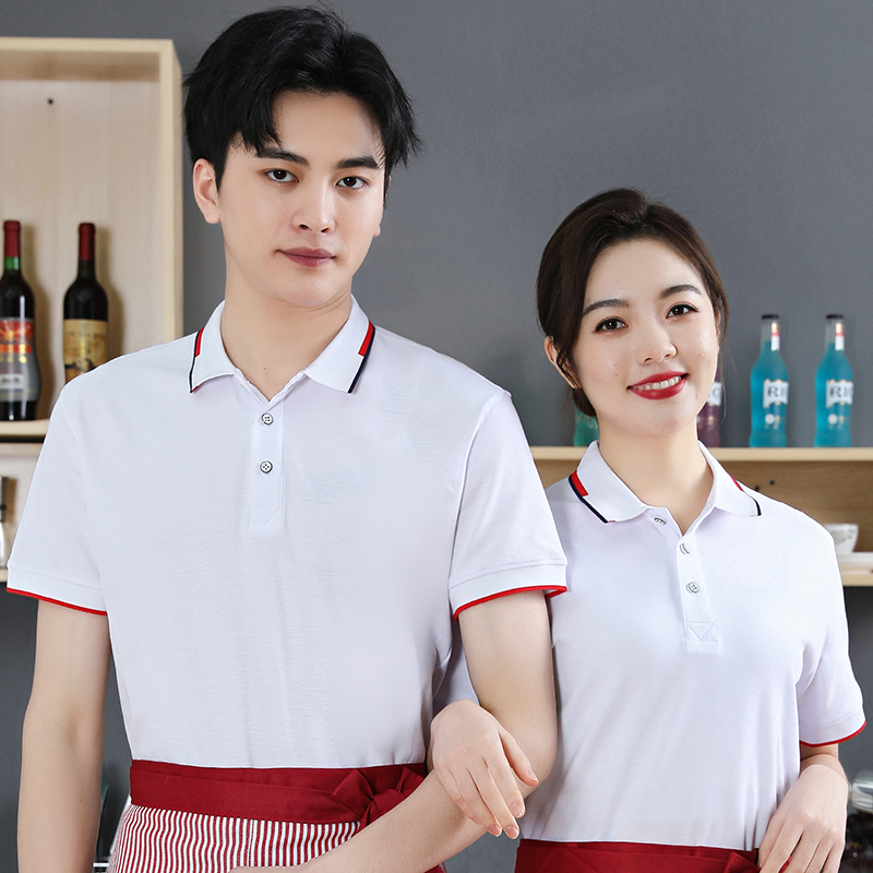 Chef Jacket Short Sleeves Kitchen Restaurant & Bar Uniform Hotel Cook Workwear Jacket