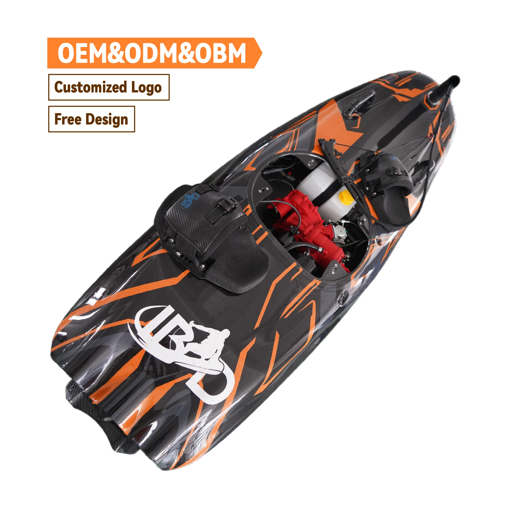 Factory price wholesale  Carbon Fiber Gasoline powered Jet Board 65KM/H Fast Speed Electric Surfboard  for Water Sports  Surfing