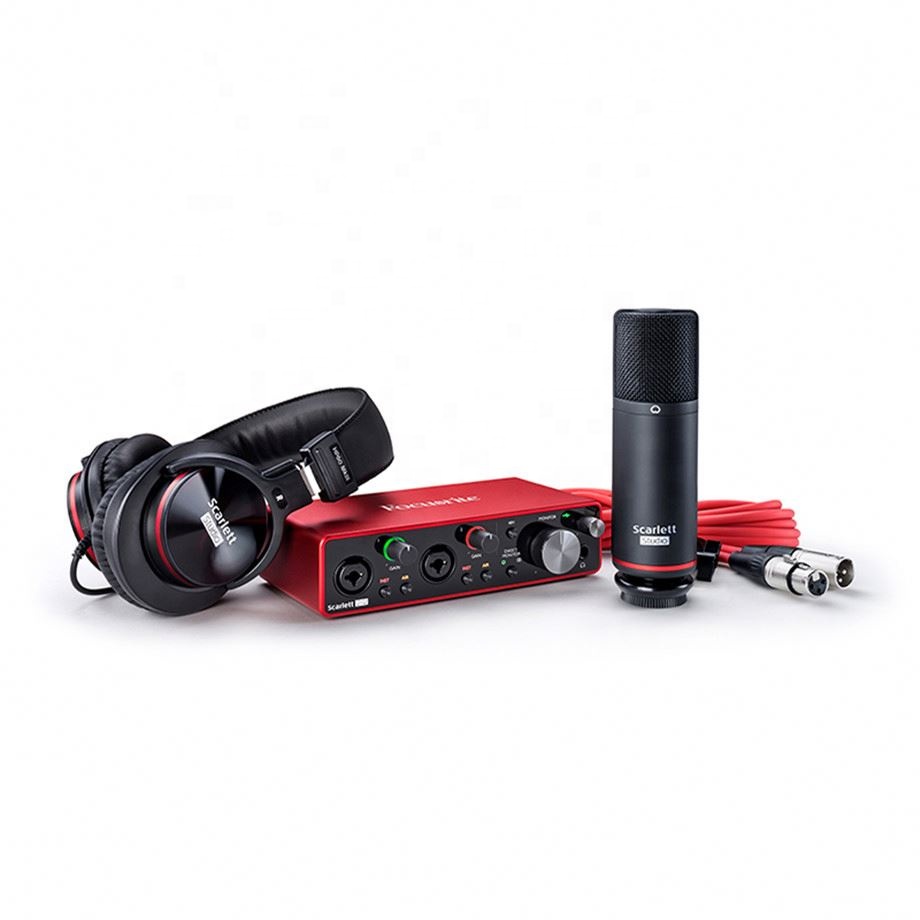 Focusrite 2I2 3-й комплект цена звуковая карта Scarlett