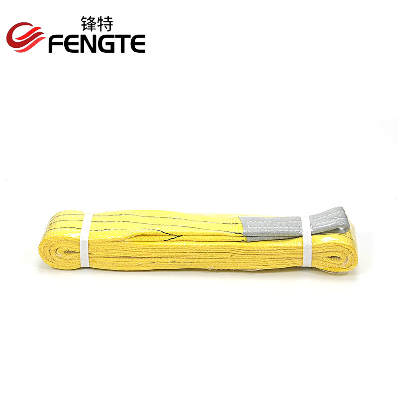 heavy duty flat yellow 3T webbing lifting sling