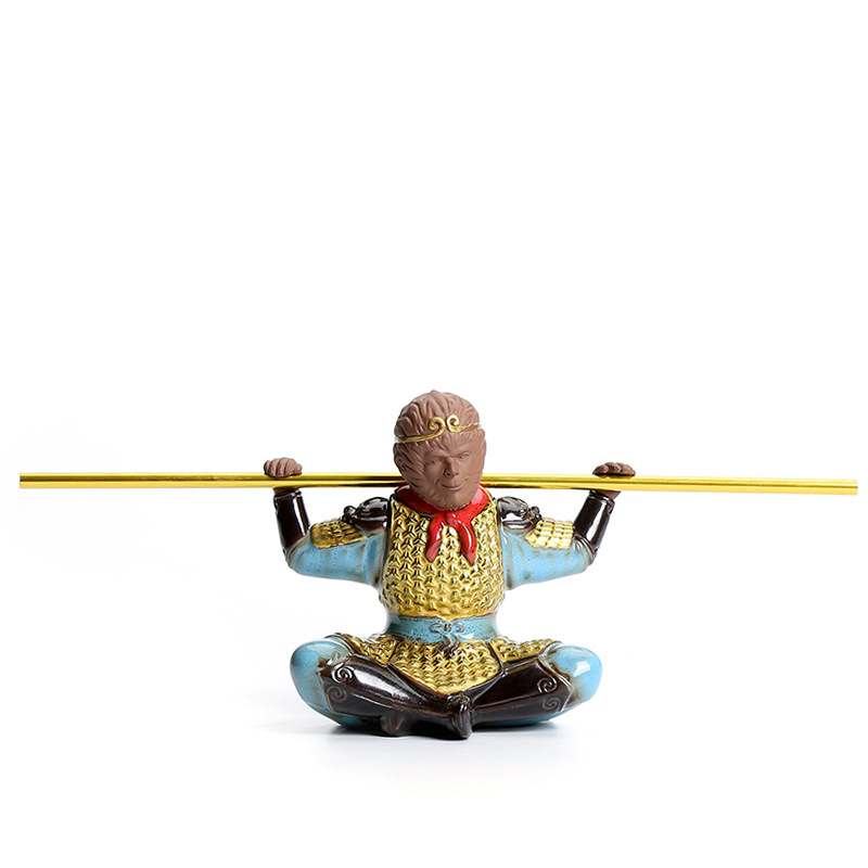 Фиолетовый песок Sun Wukong украшения креативные Qi Tian Da Sheng zhizunbao для дома гостиной прикроватные полки настольные украшения