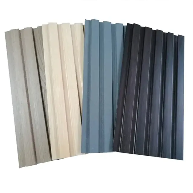 WPC Dinding Factory Prices Outdoor Durable Wood Plastic Composite Panel WPC Wall Cladding