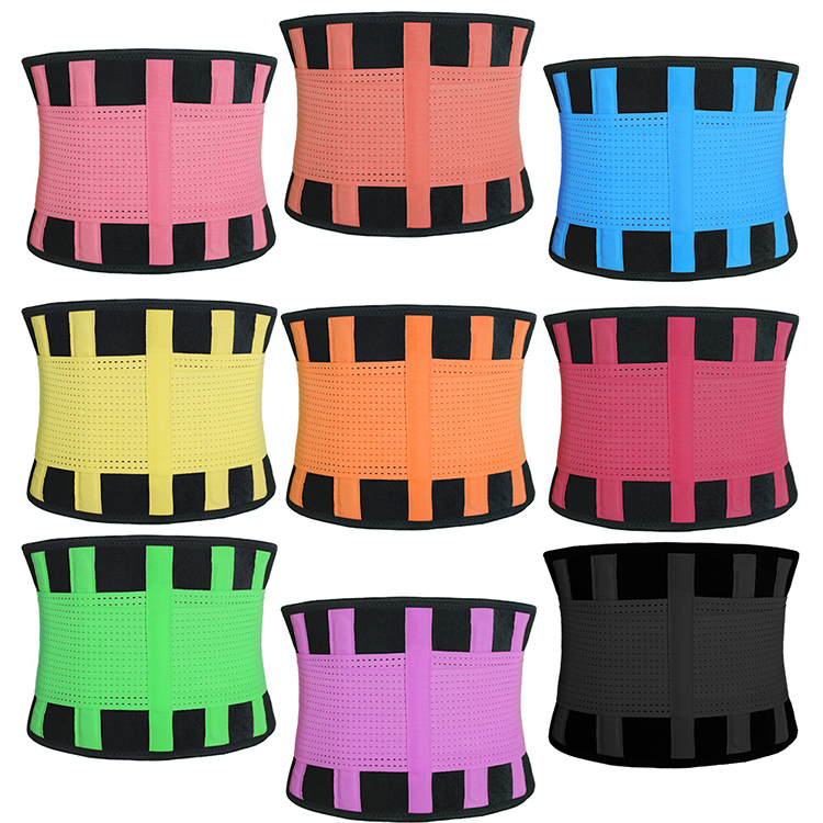 Wholesale Neoprene Support Gym Sports Sweat Adjustable Waist Trimmer Belt Waist Trainer