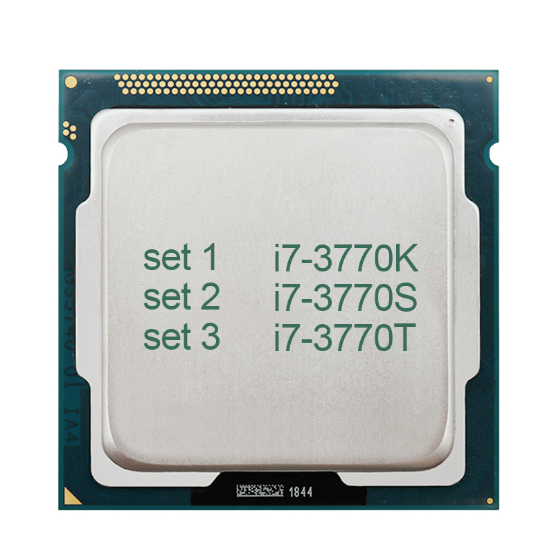 Lntel Core i7-3770K i7-3770S i7-3770T процессор 3,5 ГГц Quad-Core 8 Мб кэш LGA 1155 процессор 77W/65W/45W