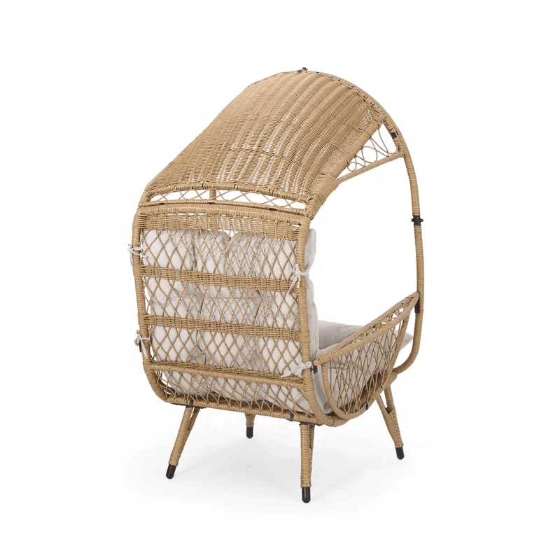 Simple and durable outdoor chair outdoor garden chair wooden simple outdoor furniture