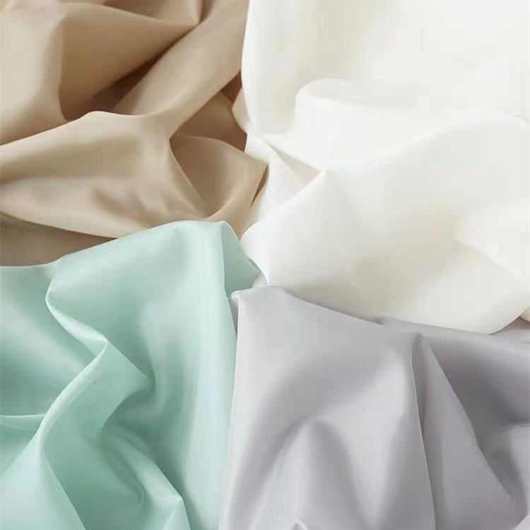 hot sale no moq 100%polyester taffeta fabric for lining