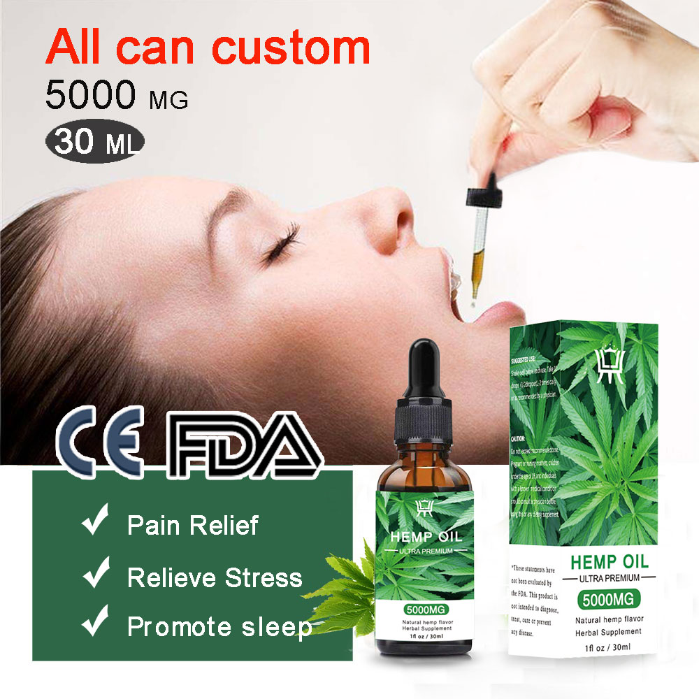Продажа по оптовым ценам; Принт на 100% чистый натуральный 5000 мг Cbd изолировать ТГК масла конопляного масла собственный лэйбл/Eco Содружественные органические семена конопли, масло семян