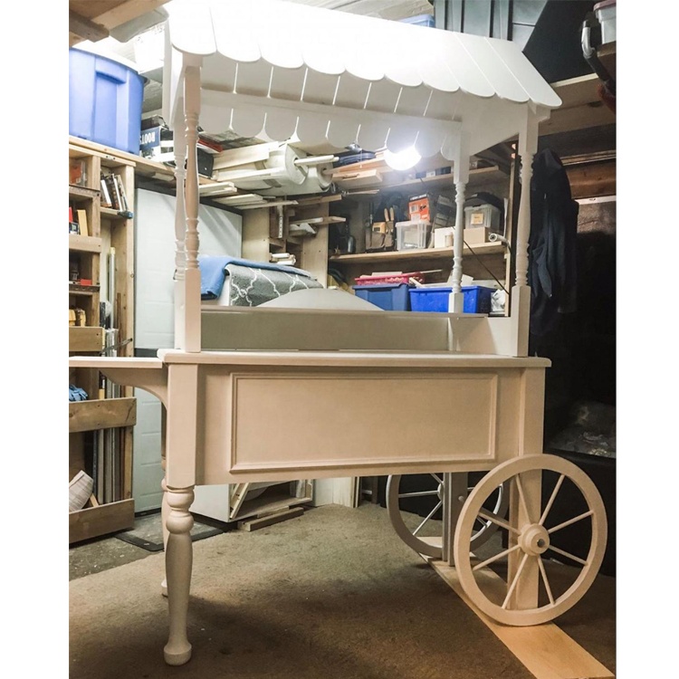 Custom wooden candy cart for sale, candy carts for wedding parties decoration