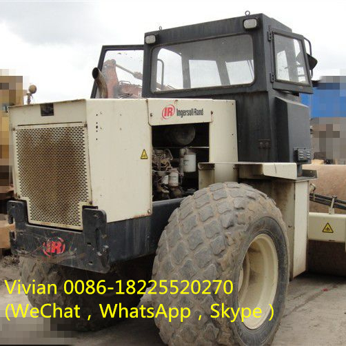 Original second hand road roller Ingersallrand SD-100 compactor for sale