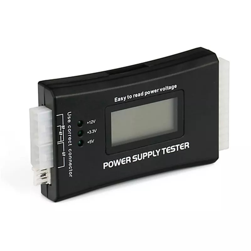 Цифровой ЖК-Тестер питания Многофункциональный компьютер 20 24 Pin Sata LCD PSU HD ATX BTX тест напряжения