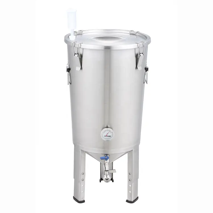 FER-32VV/Optional Chiller And Chilling Lid/Guten Home Used 32L Beer Brewery Fermentation Tank/ Conical Fermenter