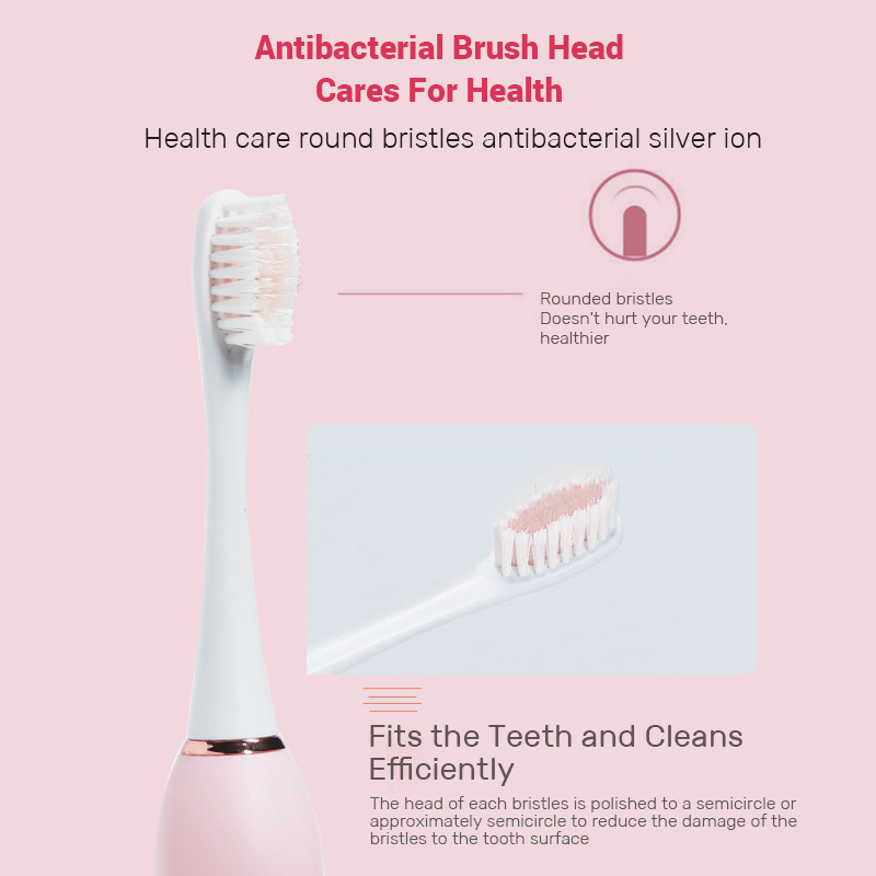 Rechargeable Rotating Electric Silicone Toothbrush