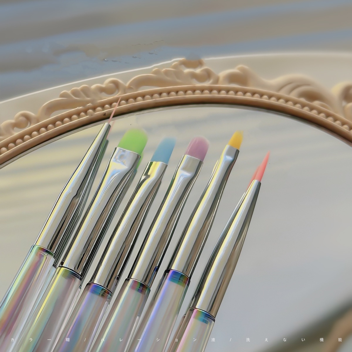 2024 Nail Liner Brushes Set Elongated Lines Striping Drawing UV Gel Painting Air Brush For Nails