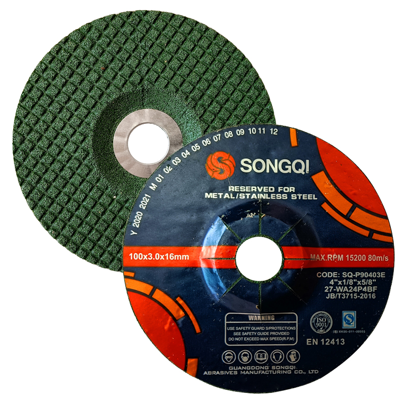 SONGQI 100*3*16 мм 4 дюйма абразивный гибкий шлифовальный диск, металлический шлифовальный круг для угловой шлифовальной машины, режущий диск