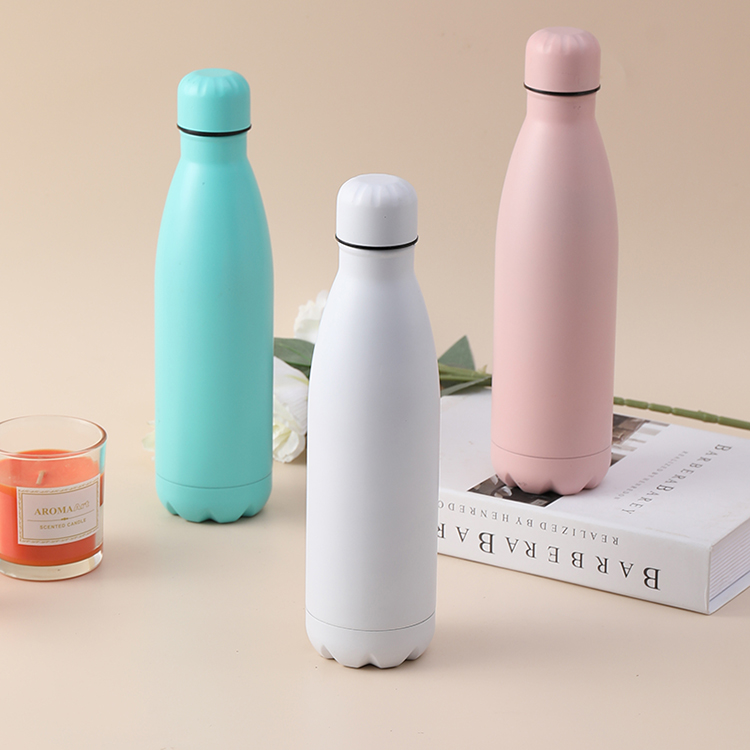 Wholesale Cola Shape Metal Water Bottle Double Walled Stainless Steel Thermo Vacuum Flask