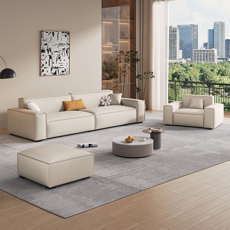 Modern Tufted Modular Fabric Reclining Corner Sectional Sofa Easy Folding with Wood Material Small Apartments Hotels Home Living
