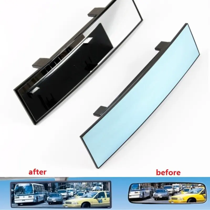 300mm Auto HD Assisting Mirror Large Vision Anti-glare Proof Angle Panoramic Car Interior Blu-ray Mirror Rearview Mirror