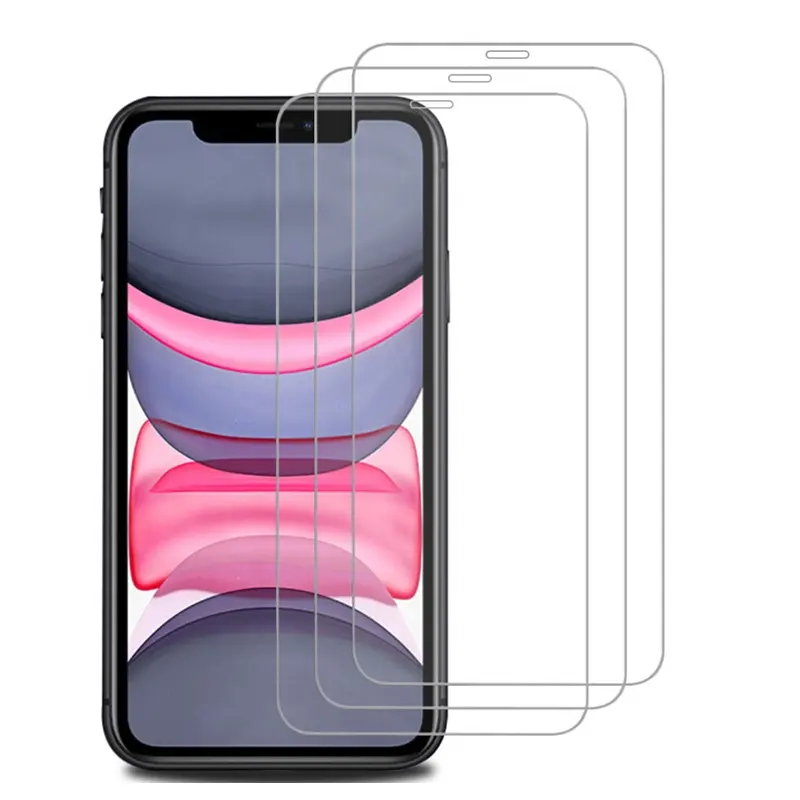 High Quality Anti-Fingerprint Bubble FreeTempered Glass Screen Protector For iPhone 11