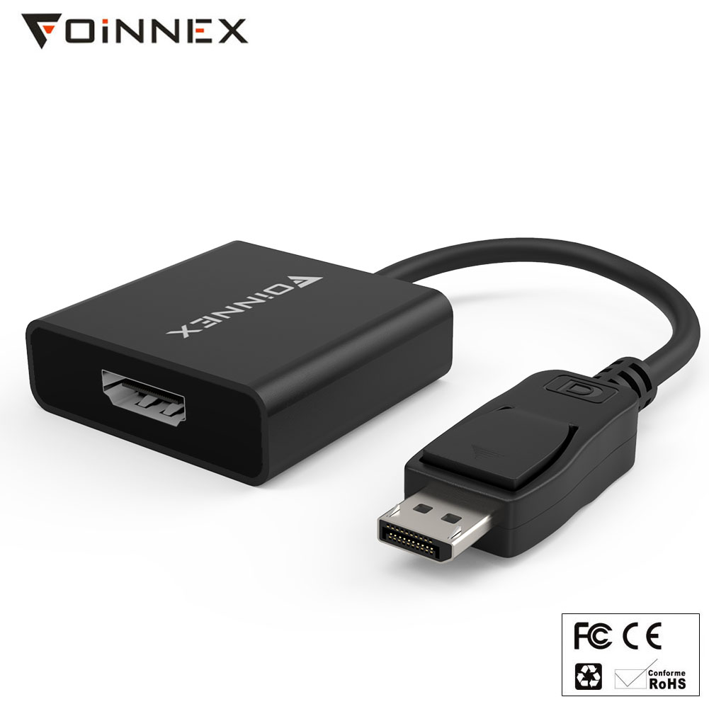 Переходник DP к HDMI Displayport к hdmi адаптеру 15 см кабель «штырь-штырь»