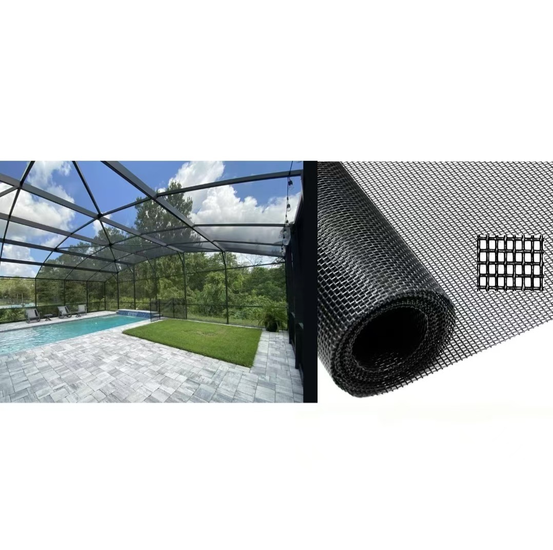 Modern Design 18x16 PVC Coated Fiberglass Netting Plastic Fiberglass Screen Mesh & Mosquito Net with Wire Mesh
