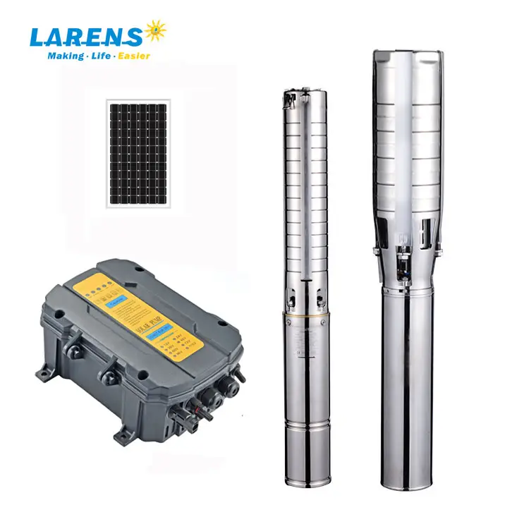 Factory price of AC/DC 4 Inch Borehole Submersible Deep Well Solar Pump